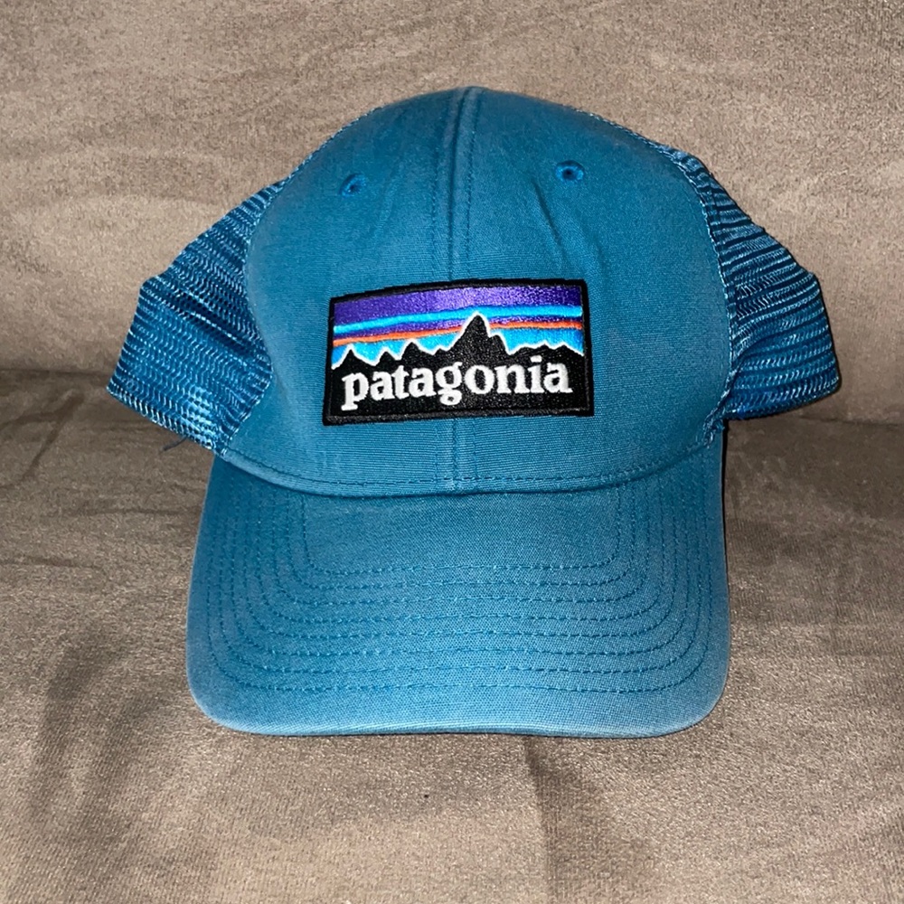 Washed out Patagonia blue cap